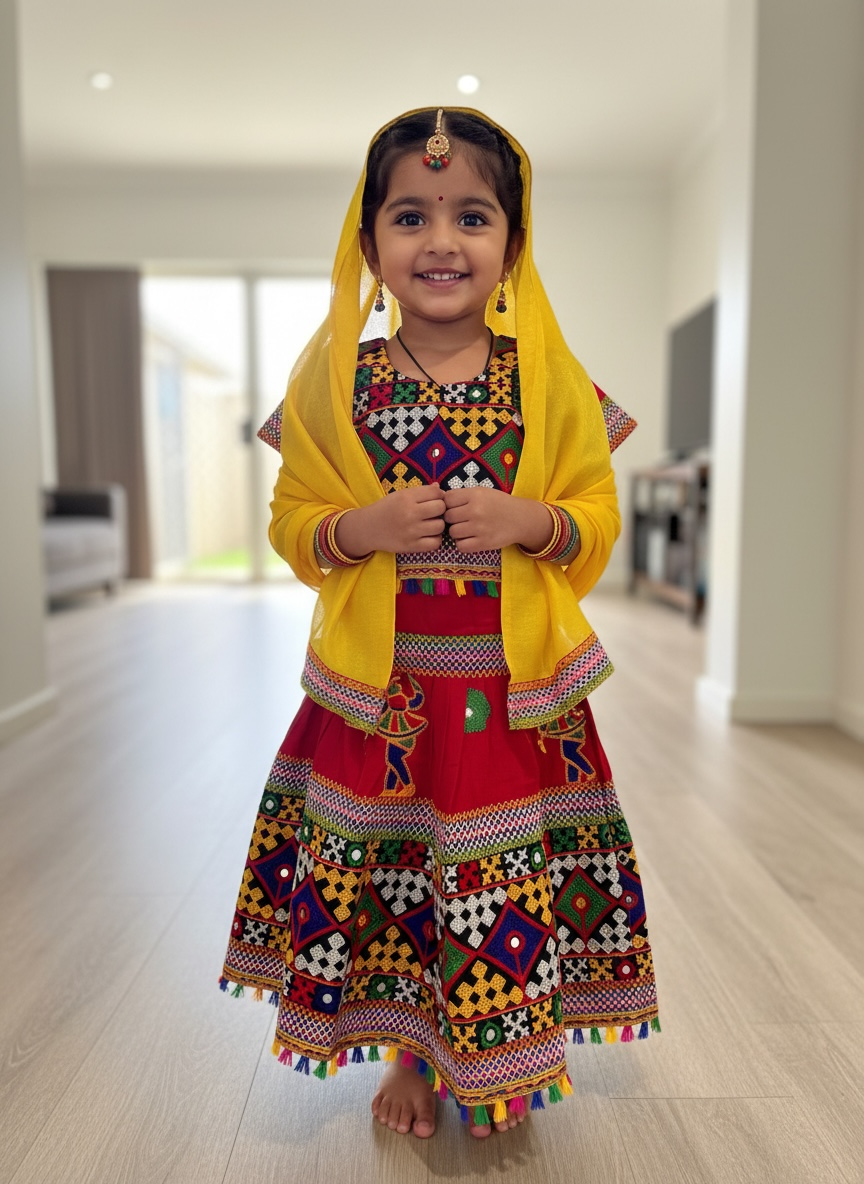 Kids Traditional Lehnga Set – Elegant & Stylish