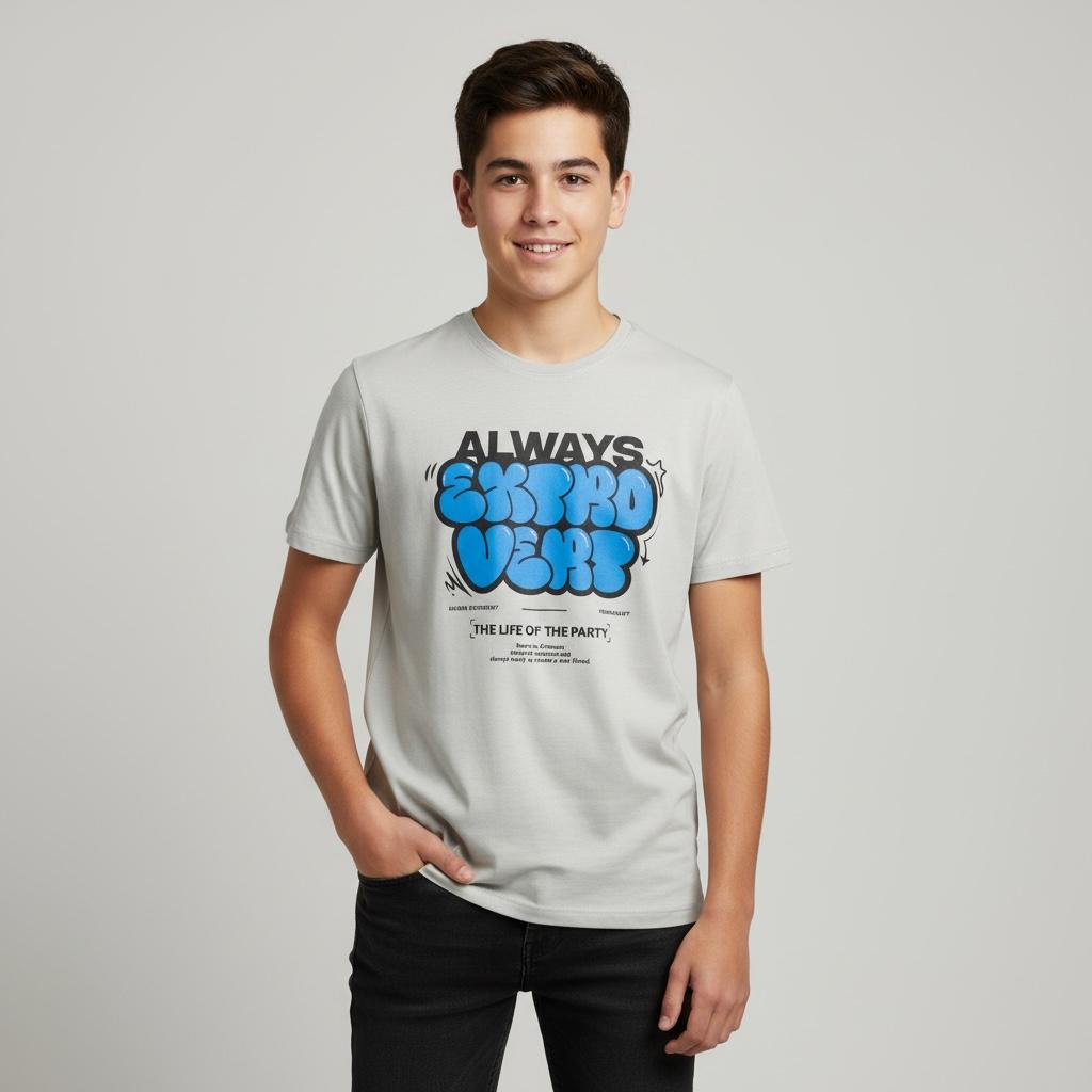 T-Shirt Round Neck - Always Extrovert