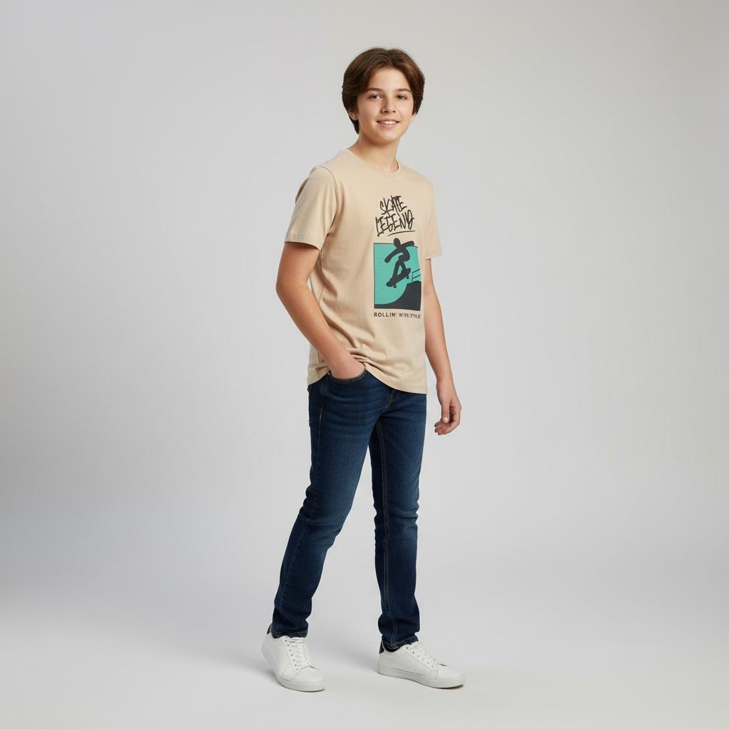 T -Shirt Round Neck - Skate Legend