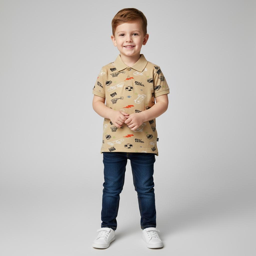 T -Shirt Game On Polo – Level Up Their Style