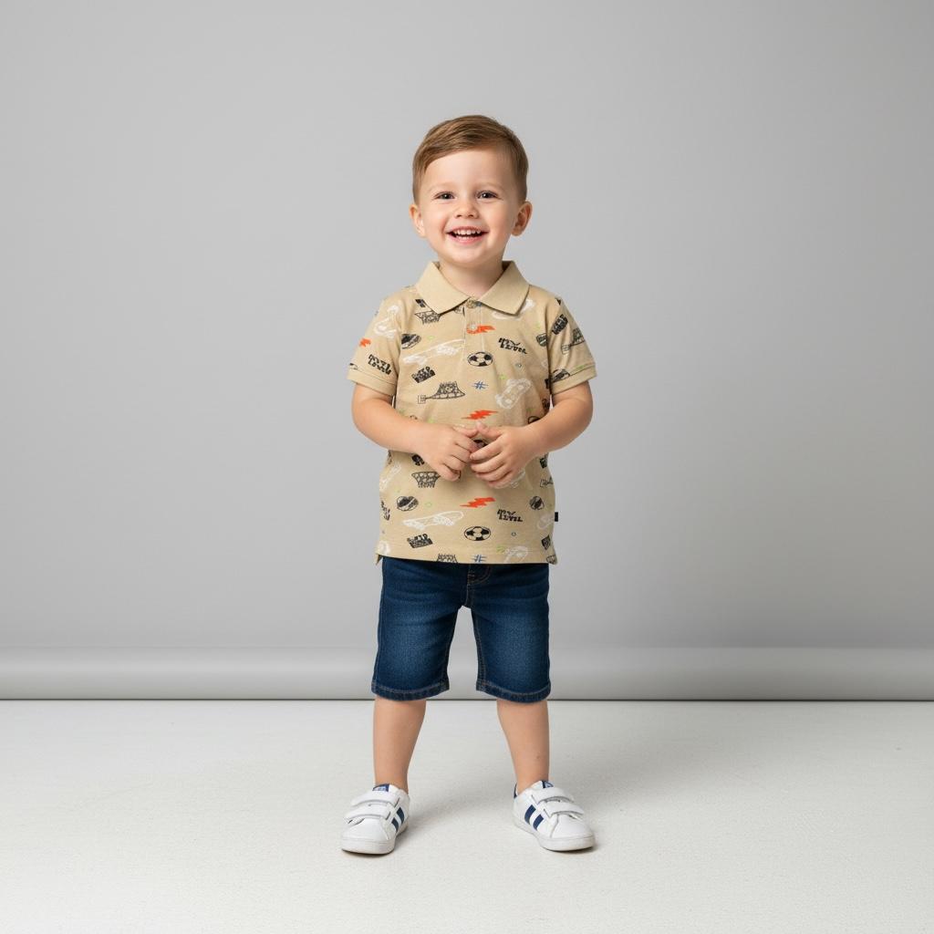 T -Shirt Game On Polo – Level Up Their Style